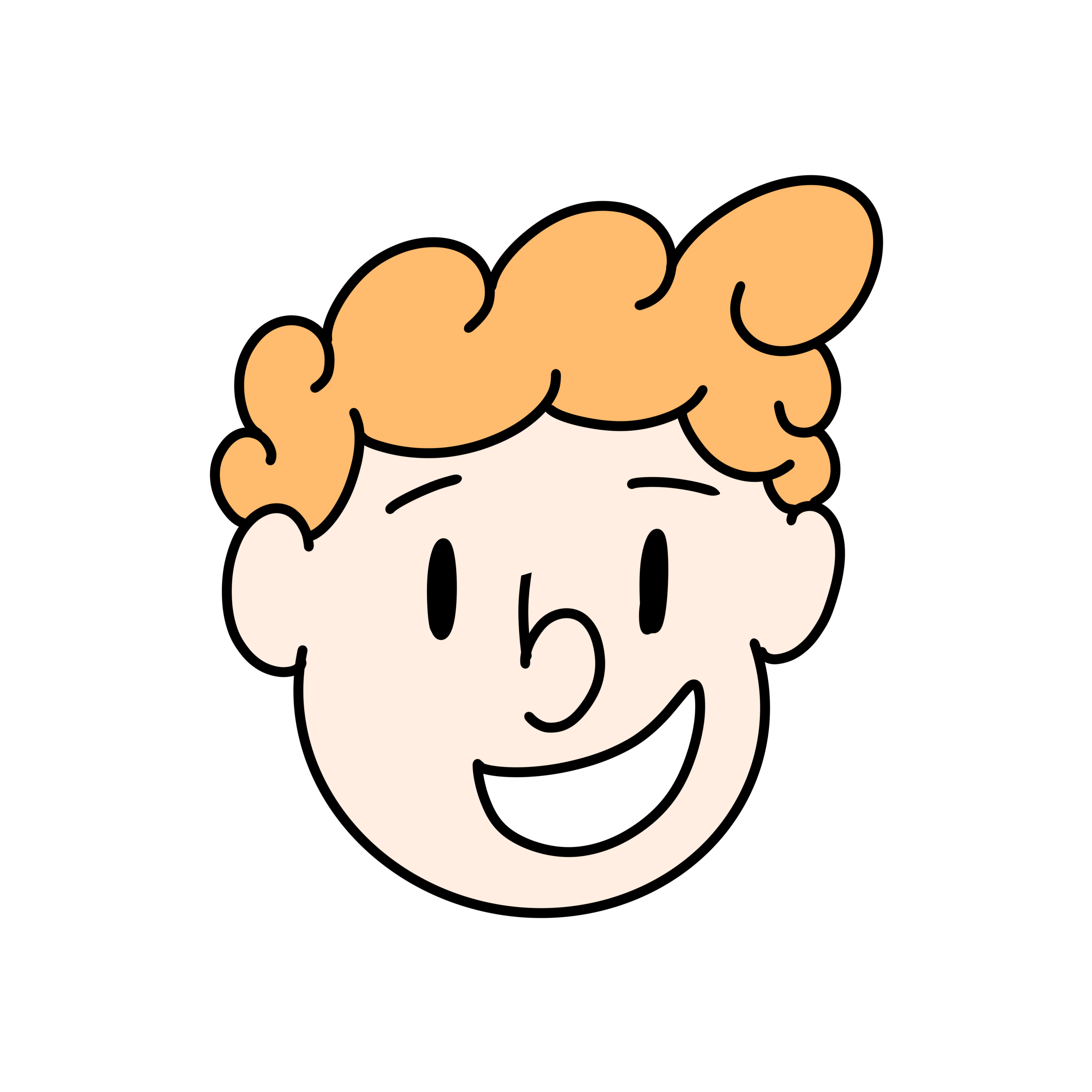Tony grinning